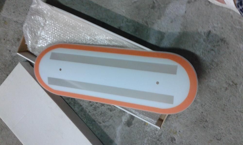 candeeiro com 2 vidros