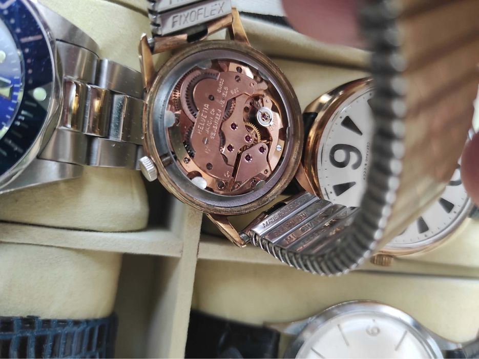 Zegarek Helvetia mechaniczny lata 50te