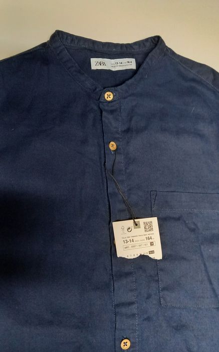 Camisa Zara de rapaz 13-14 anos
