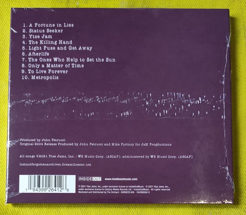 Dream Theater - When Dream And Day Reunite (Live) CD