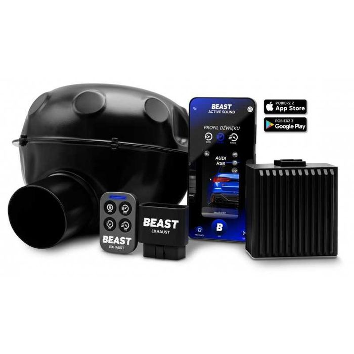 Aktywny Wydech Układ Wydechowy Beast Sound Booster Używany