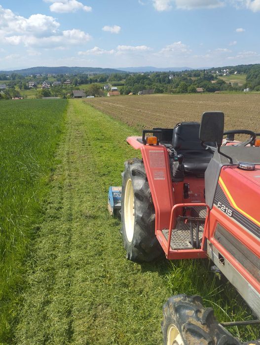 Koszenie trawy kosiarka bijakowa, usługi glebogryzarką seperacyjną
