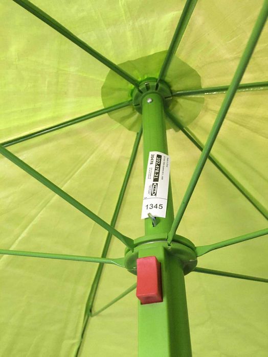 Parasol XXL 190 cm plażowy ogrodowy na balkon taras plażę IKEA WYSYŁKA