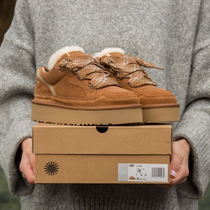 р36-41 Уггі Ugg Lowmel Platform Chestnut Beige Chocolate