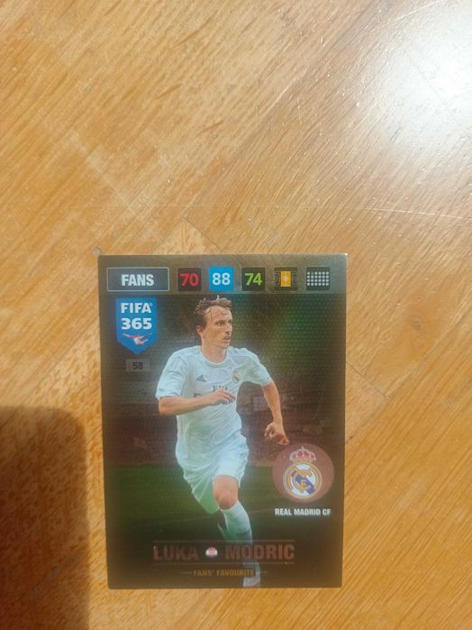 Karta piłkarska real Madrid Modric