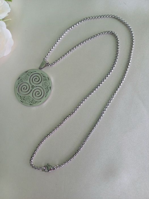Naszyjnik Celtycki amulet - stal nierdzewna