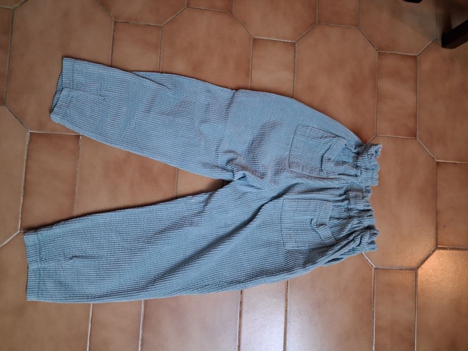 Calças de bombazine zy girl 7/8 anos