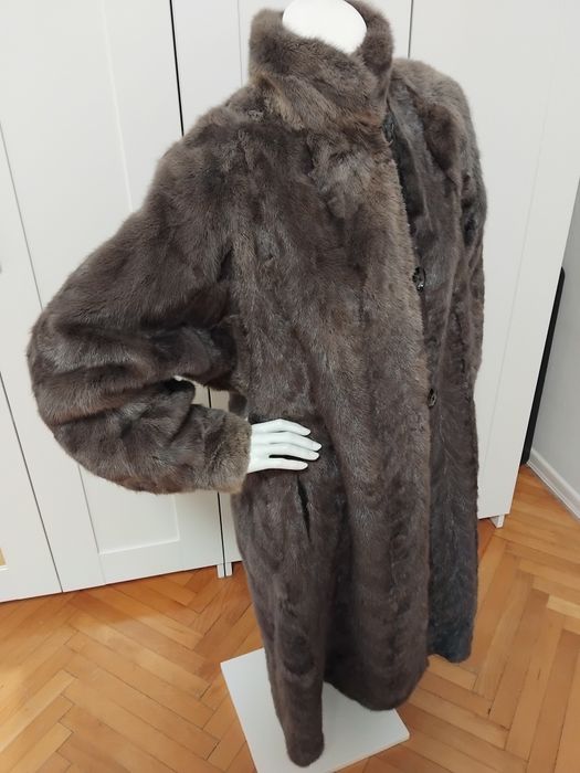 Futro z norek naturalne 54 rozmiar