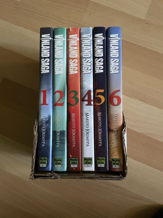 манга сага про вінланд 6 томів (vinland saga, сага о винланде)