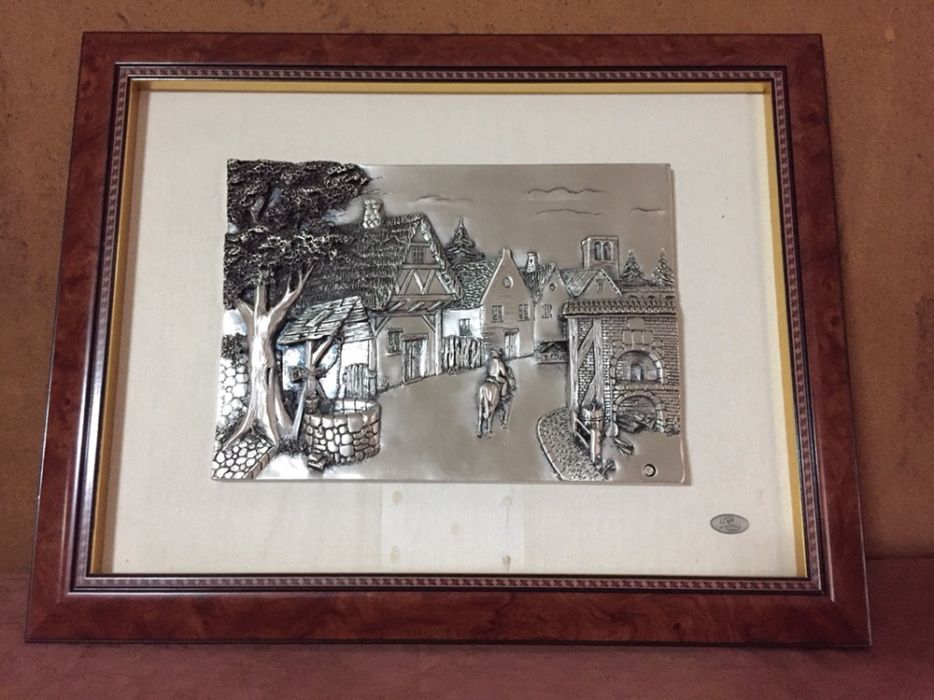 Quadro em prata de LEONARDO ARGENTI