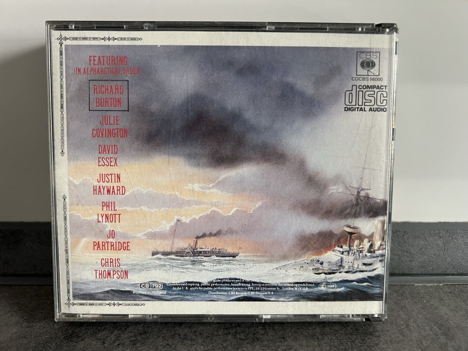2CD War of the Worlds CBS Jeff Wayne