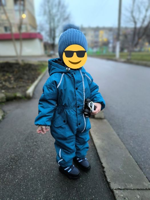 Зимний комбинезон Decoza 92–98, зима до –20°C, фото на ребёнке