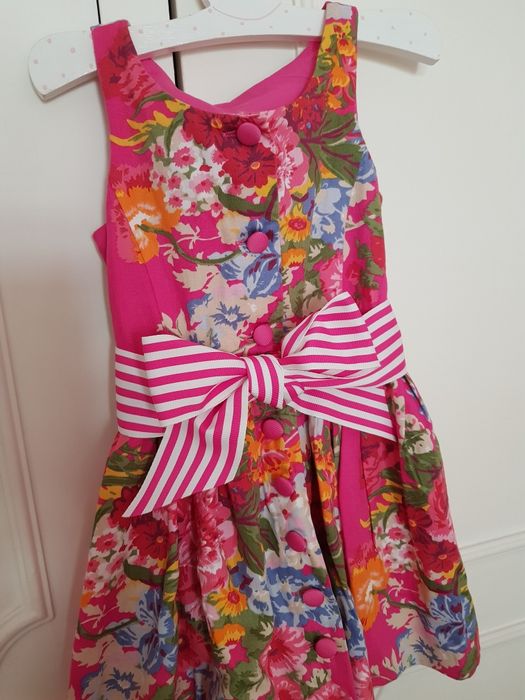 Vestido estampado Rosa_ Polo Ralp Lauren (original)