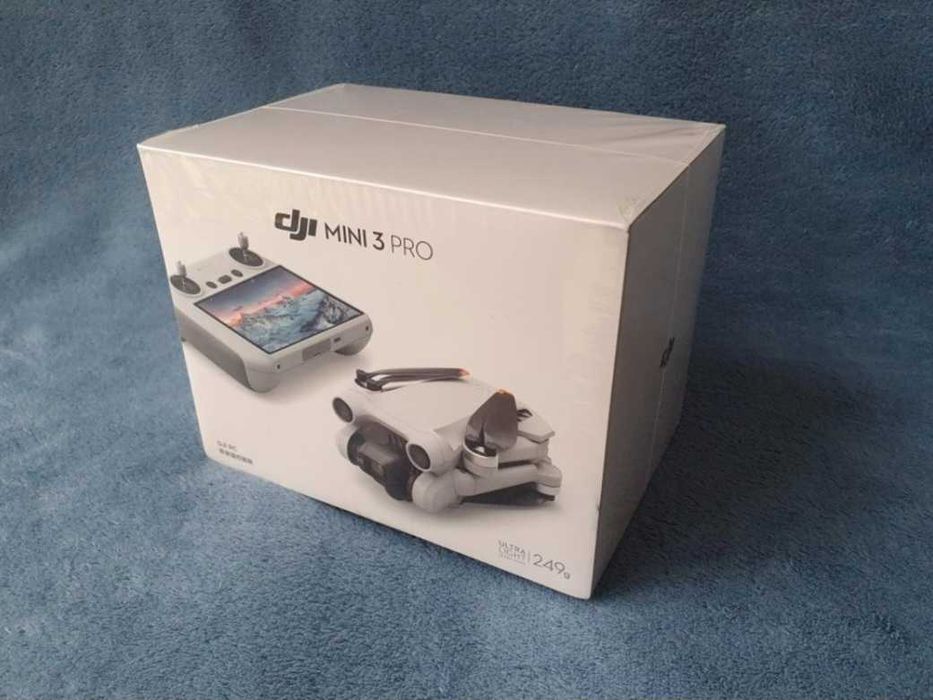 Nowy Dron DJI Mini 3 Pro 4K HDR Kontroler RC z Ekranem