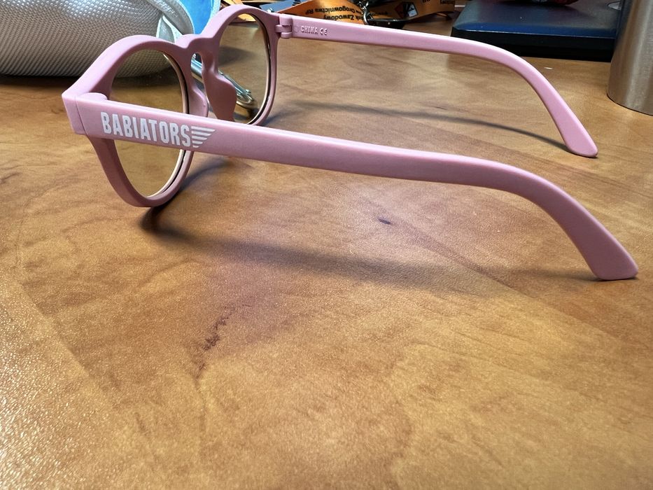 Babiators okulary do komputera dla dziecka 3-5 różowe