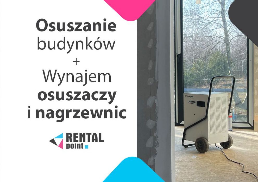 WYNAJEM Osuszaczy, Nagrzewnic, Klimatyzatorów, OSUSZANIE budynków