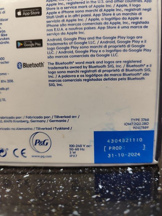 Електрична зубна щітка Oral-B iO series 7/series 1/iO4/ pro 3