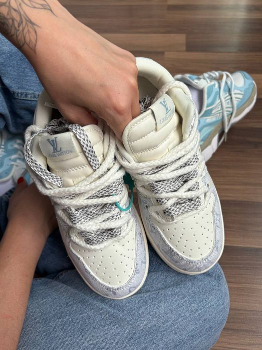 36-45 Nike SB Dunk x Louis Vuitton White Grey