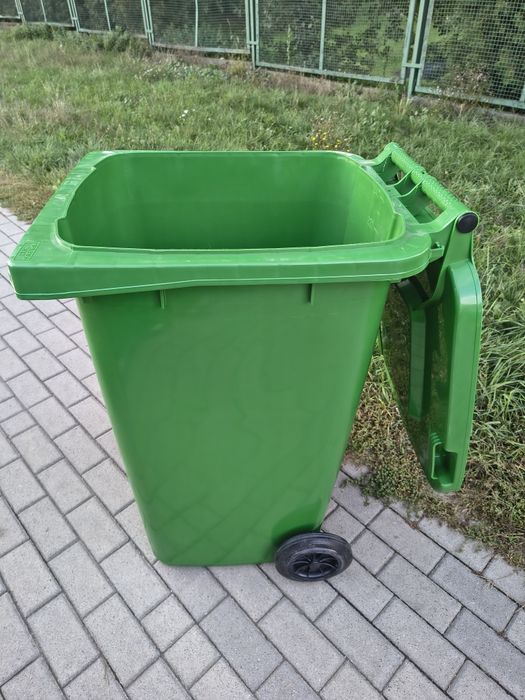 Pojemnik na odpady 240 L nowy zielony kosz na śmieci