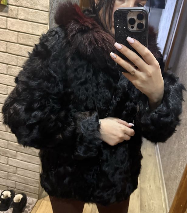 Шуба натуральна з кози