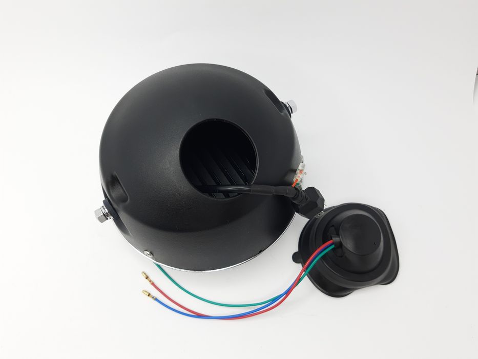 Лед фара на мото светодиодная универсальная в корпусе мото фари