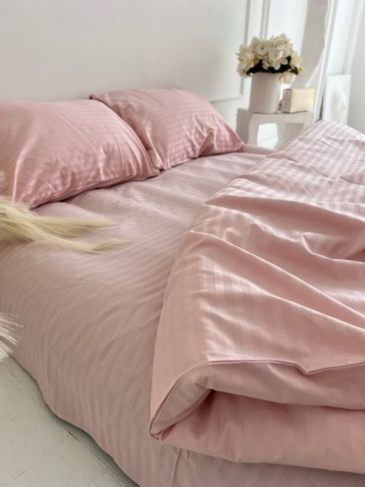 Комплект постільної білизни страйп-сатин