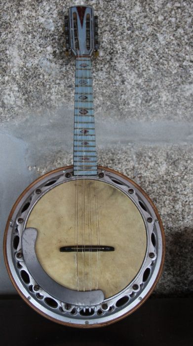 Banjolim ou bandolim de 8 cordas (possivel Jacobacci)
