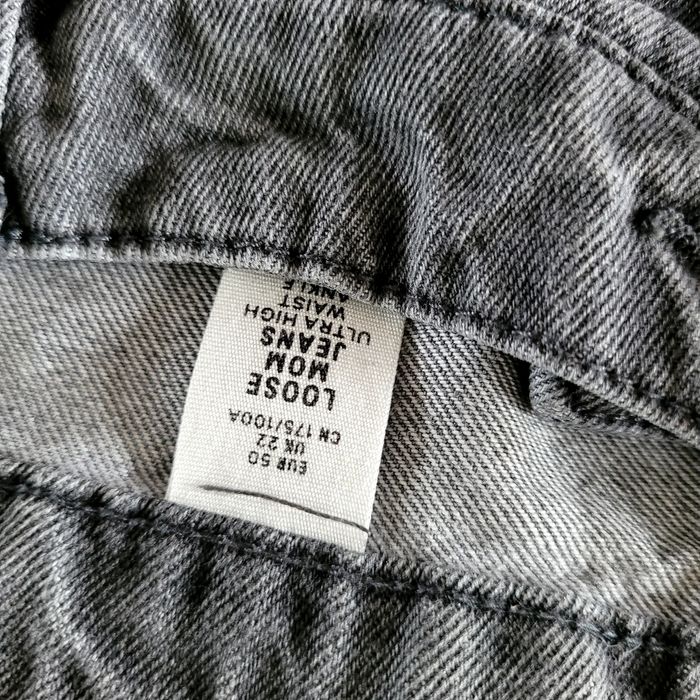 Szare dżinsy h&m rozmiar  50