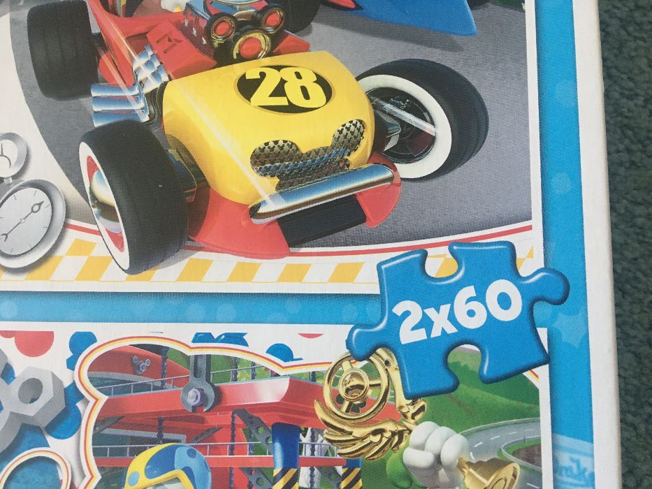 Puzzle Duplo Disney Júnior - Mickey and the Roadster Racers idade 5+