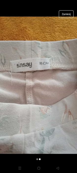 Legginsy dziewczęce