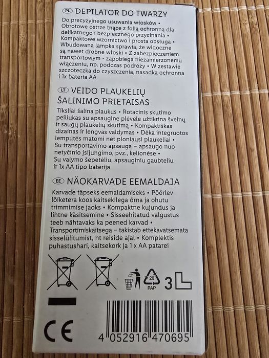 Depilator do twarzy