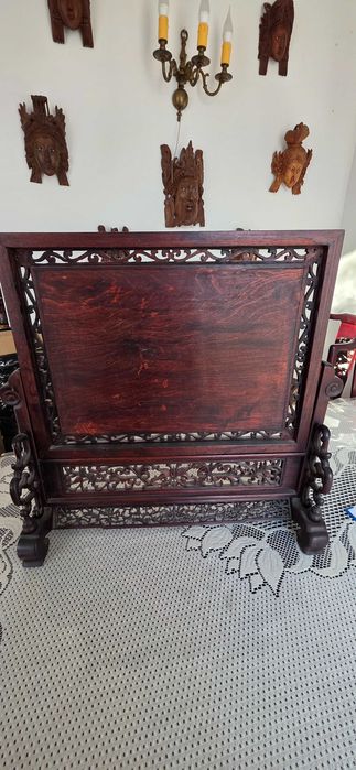 Chiński obraz porcelanowy w ramie