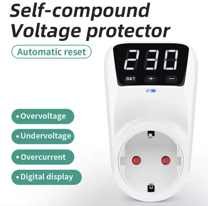 автомат захисту від сплесків напруги, захисне реле