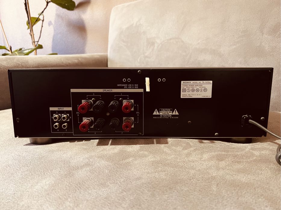 Sony TA N220 Amplificador  Excelente