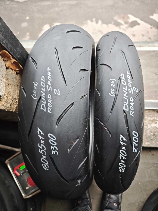 Мотошини комплект 120/70 + 180/ 55 R17