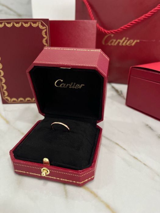 Anel Cartier Balletine Curved 18kt. Rose Gold ORIGINAL