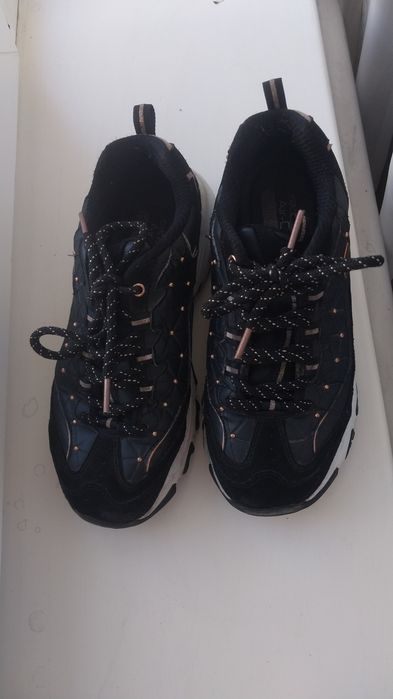 Кроссовки для девочки Skechers DLites р.37-37,5Black 149267-BKGD