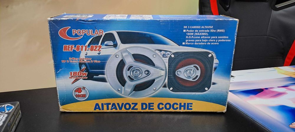 SÓ 10 EUROS - Colunas Auto 180W NOVAS