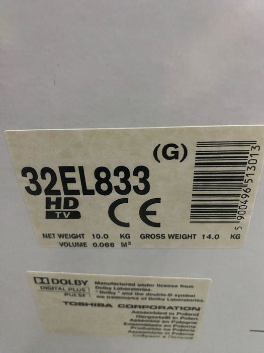 TV Toshiba como nova