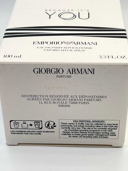 Giorgio Armani Emporio Armani Because It’s You edp 100 мл Оригинал