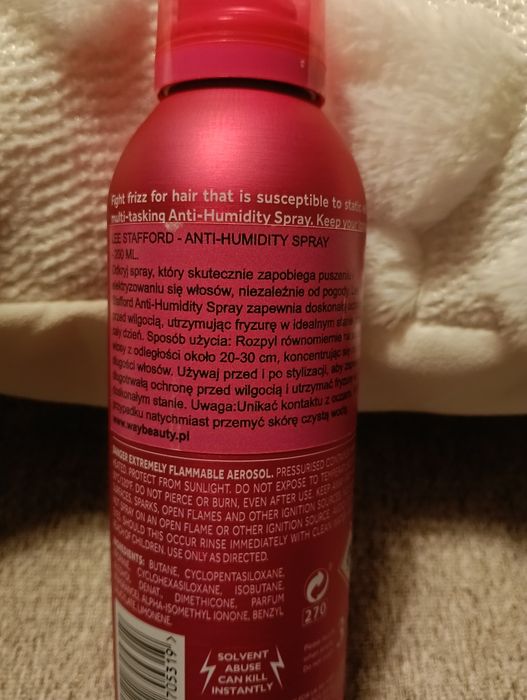 Spray do Włosów Lee Stafford- Anti-Humidity  200ml