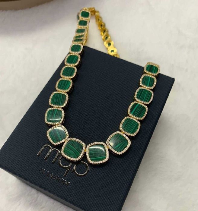 Naszyjnik APM Monaco Malachite – Lśniąca elegancja