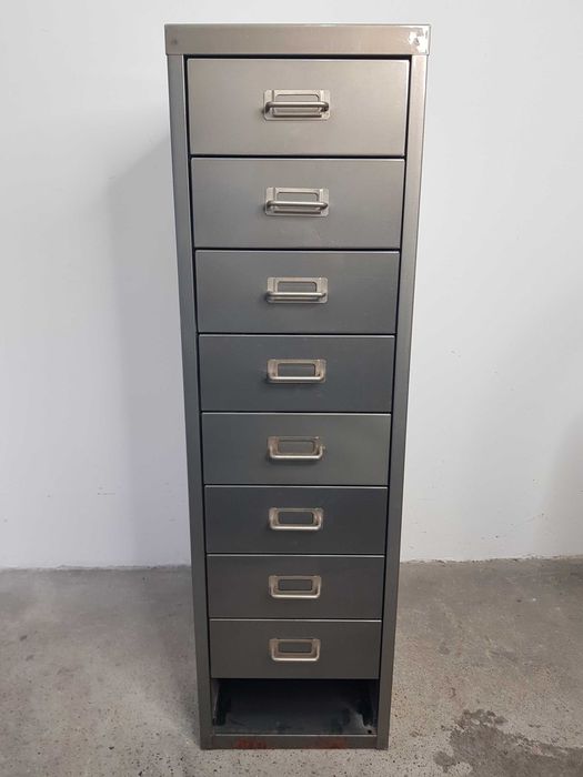 Szafka Metalowa Warsztatowa Gabinetowa - 9 szuflad - Gruba blacha - 98 cm