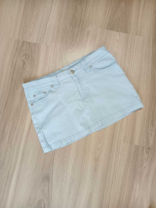 Mini spódniczka jeansowa błękitna niebieska turkusowa Sirens