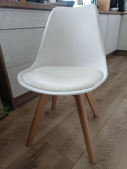 Krzesła Bauerkraft Ada skandynawskie 4szt