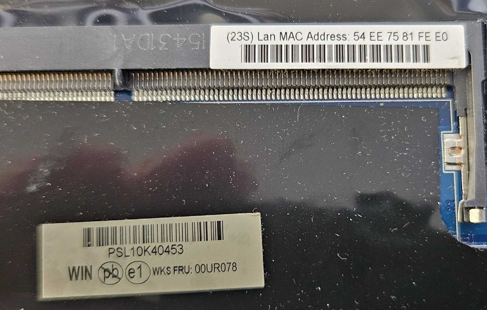 Płyta głowna do Lenovo Thinkpad T550 i5 5200U