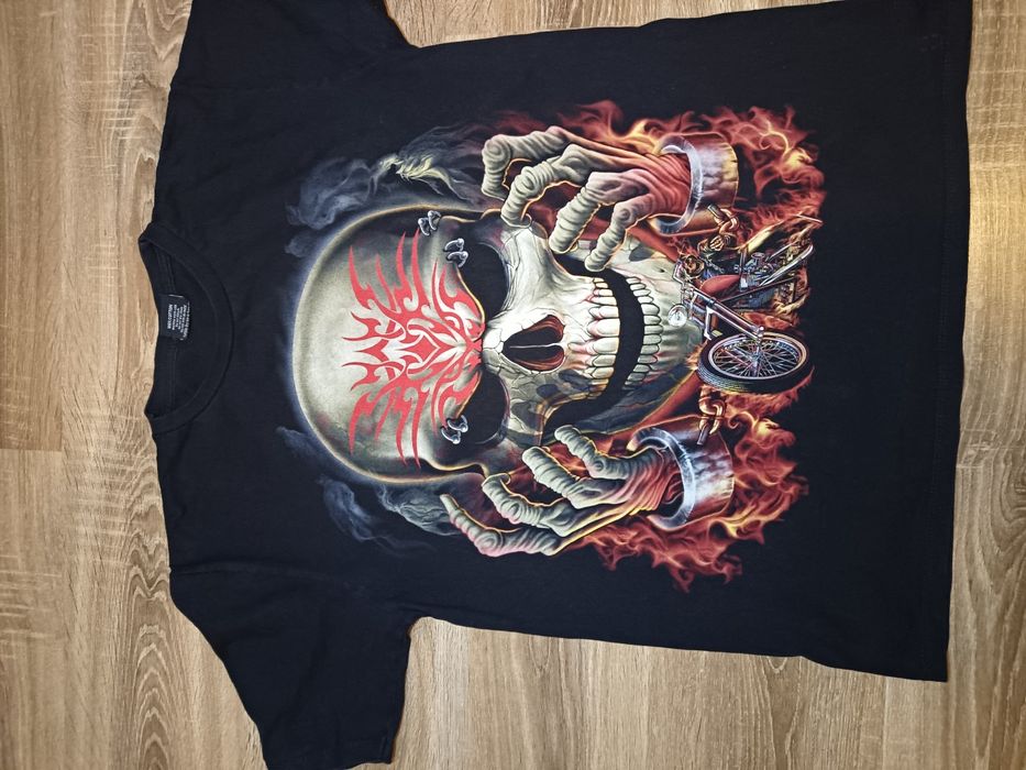Футболка чоловіча рокерська байкерська L