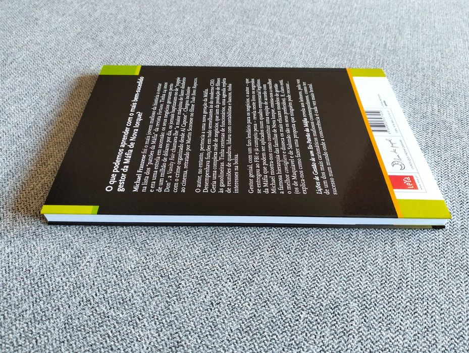 Livro "Lições de gestão de um ex-patrão da máfia" de Michael Franzese