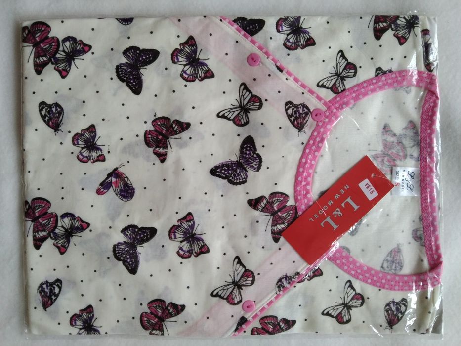 Koszula ciążowa S rozpinana do karmienia odpinana na boki ciążowa nocn