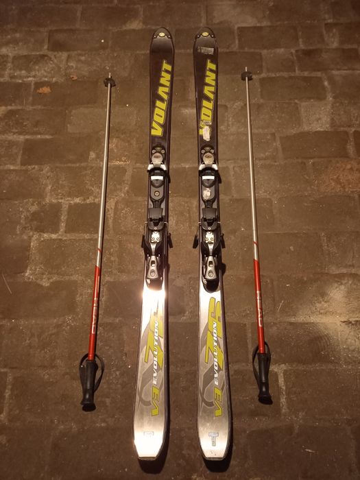 Narty VOLANT V3 EVOLUTION 76 i kijki HEAD kpl. 1wł. stan bdb